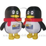 inflatable cartoon penguin